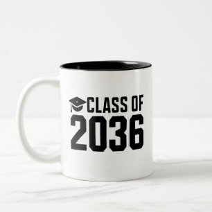 2036年卒業生と一緒に成長しよう!新学期 ツートーンマグカップ