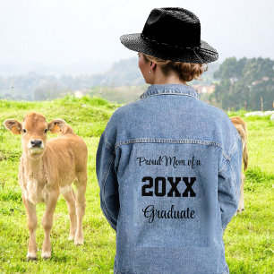 ２０ＸＸ年卒業生の自慢の母 デニムジャケット