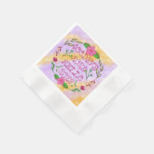 20XX さようなら 20XX こんにちは 縁ありカクテルナプキン (角)