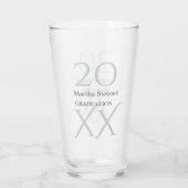 ２０XX年度　卒業おめでとう タンブラーグラス (裏面)