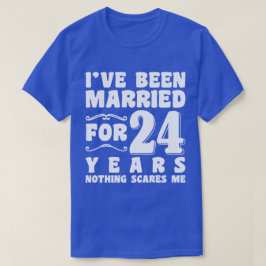 24年間の結婚生活を共に歩んで参りました。結婚記念日です。 Tシャツ
