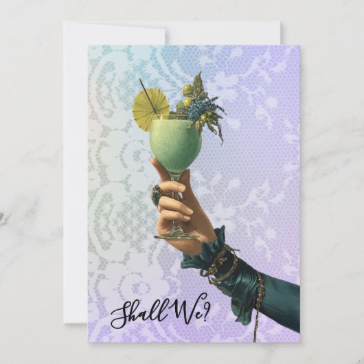 *～* ２ A101 カクテル  フォト  華麗な  バチェロレッテパーティーＩ 招待状 (正面)