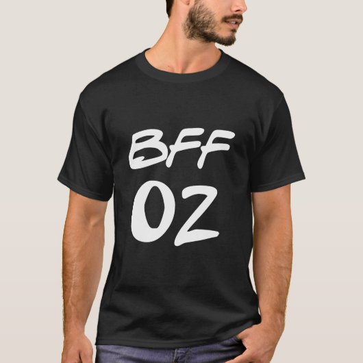 3人の親友たち - BFF 02 Tシャツ (正面)