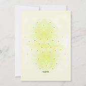 3兄弟パーティー 招待状 (裏面)