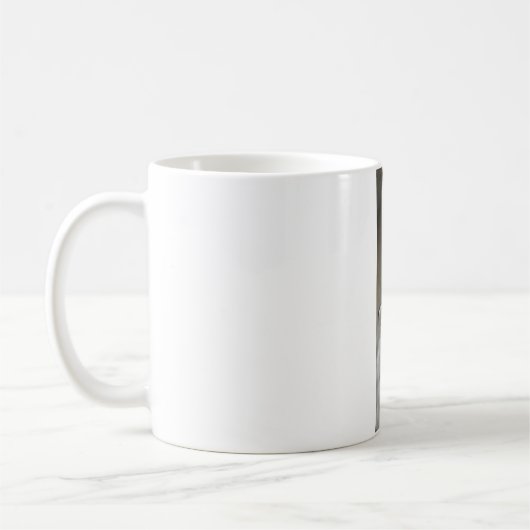 3匹のアメリカンショートヘアの子猫たち マグカップ コーヒーマグカップ (左)