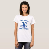 3匹の猫前までは普通だった Tシャツ (正面フル)