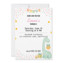 ３歳の誕生日パーティー恐竜