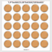 3D銅箔シール スターバースト アワードメダル ×25 シール (シート)