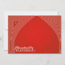 ４つのフォト スター ドームオーバーレイ フラット ホリデー カード