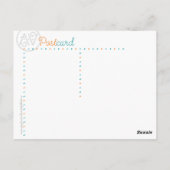 4人のフランスのピエロ ポストカード ポストカード (裏面)