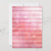 ４月の雨が誕生日の花を咲かせる　女の子の誕生日 招待状 (裏面)