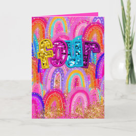 ４歳の誕生日 サンキューカード