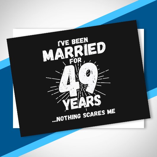 49年目の結婚記念日 面白い カップル ポストカード