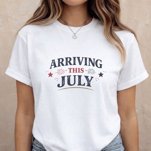 4th・オブ・ジュライ 妊娠発表 ママになる tシャツ