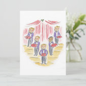 ５つの金の指輪 招待状 (スタンド正面)