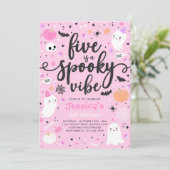 ５はスパークビープ ハロウィン ゴースト バースデー 招待状 (スタンド正面)