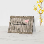 ５周年おめでとう カード (黄色い花)