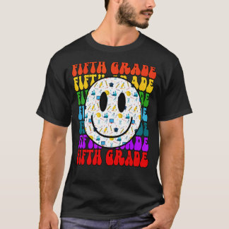 5年生 ハッピー フェイス 先生 ハッピー フェイス 生徒 Tシャツ