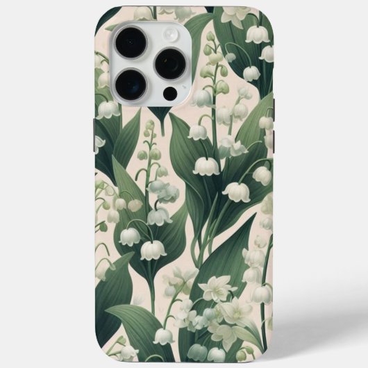 5月の誕生花 スズラン Case-Mate iPhoneケース (裏面)
