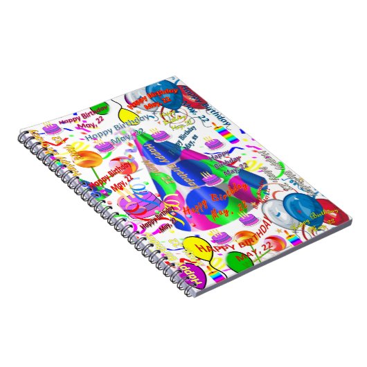 ５月２２日誕生日ノートブック ノートブック (右側)