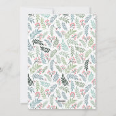 5枚の写真で作る 家族の楽しいクリスマスホリデーコレクション シーズンカード (裏面)