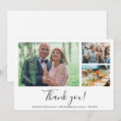50周年結婚記念日 写真コラージュ 愛に感謝 サンキューカード (正面/裏面)