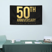 50周年金婚式パーティーウォール 横断幕 (トレードショー)