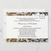 ５０通の金婚式招待状 招待状 (裏面)