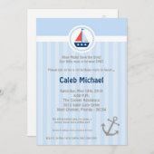 5x7 海賊の航海 船のお誕生日パーティーへの招待状 招待状 (正面/裏面)