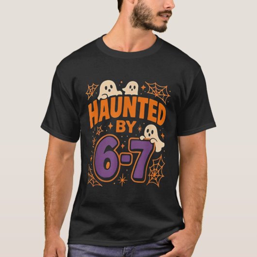 6と7に怯え Tシャツ (正面)