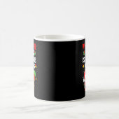 6と7を言う学生 楽しい先生のクリスマス コーヒーマグカップ (中央)