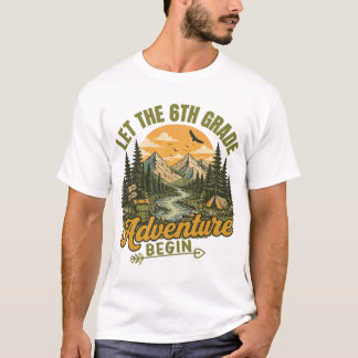 6年生の冒険が始まる先生 Tシャツ