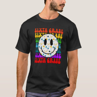 6年生ハッピー フェイス 先生 ハッピー フェイス 生徒 Tシャツ