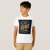 6月に伝説が生まれる オリジナルクオリティ Tシャツ (正面フル)
