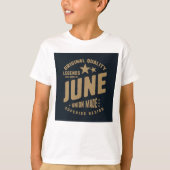 6月に伝説が生まれる オリジナルクオリティ Tシャツ (正面)