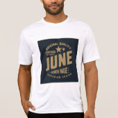 6月に伝説が生まれる オリジナルクオリティ Tシャツ (正面)