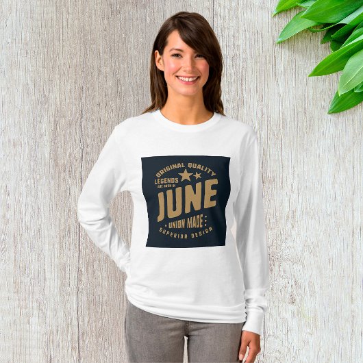 6月に伝説が生まれる オリジナルクオリティ Tシャツ
