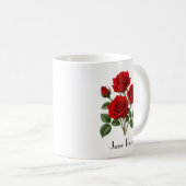 6月のバラの花 コーヒーマグカップ (正面右)