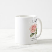 6月のバラの誕生花 コーヒーマグカップ (正面右)