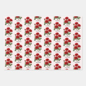 6月の薔薇の花 ラッピングペーパーシート (正面2)