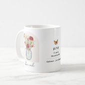 6月の誕生花マグ コーヒーマグカップ (正面左)