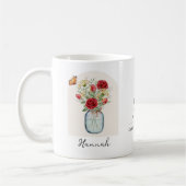 6月の誕生花マグ コーヒーマグカップ (左)