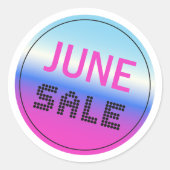 6月セール グラデーション ホログラフィック スタイル ステッカー セット (正面)