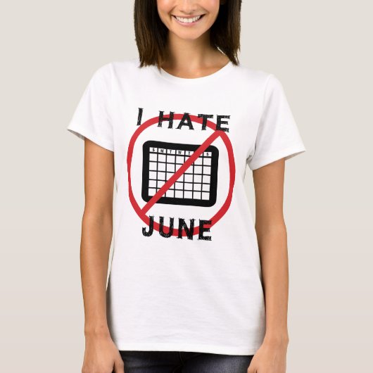 6月嫌い Tシャツ (正面)