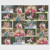 ６枚の写真をコラージュして誕生日、クリスマス、結婚式を作ろう ラッピングペーパー (フラット)