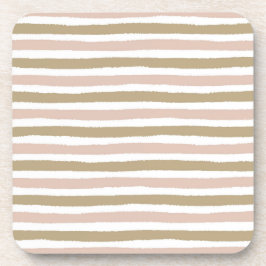 ６枚セット 水平ストライプコースター コースター