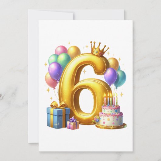 ６歳の誕生日おめでとう (正面)