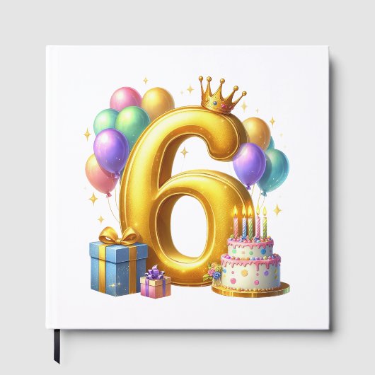 ６歳の誕生日おめでとう ゲストブック (正面)