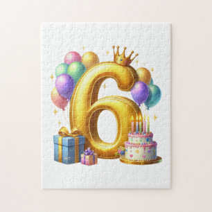 6歳の誕生日おめでとう ジグソーパズル