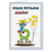 ６歳の誕生日カード (正面)